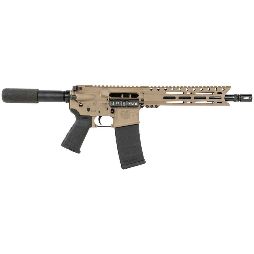 Diamondback Firearms Carbon DB15 5.56mm NATO 10in FDE Cerakote Modern Sporting Pistol - 30+1 Rounds - HANDGUNS | Miami Shooters Supply