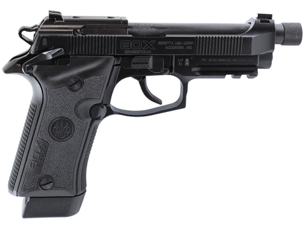 Beretta 80X Cheetah Tactical Urban Pistol - Compact 9mm with Threaded Barrel