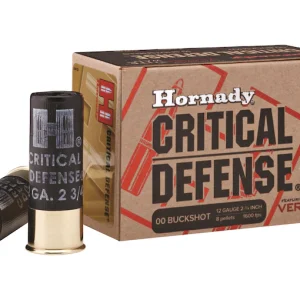 Real Hornady Critical Defense 12 Gauge Buckshot Ammo 2-3/4″ - Air Gun Ammo - Miami Shooters Supply