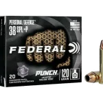 Federal Personal Defense Punch 38 Special +P Ammo 120 Grain Jacketed Hollow Point 200 - Best Price