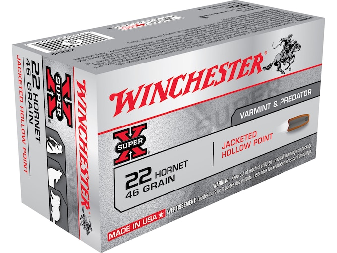 Winchester Super X 22 Hornet Ammo 46 Grain Jacketed Hollow Point 200 rounds - Best Price Winchester Super X 22 Hornet Ammo 46 Grain Jacketed Hollow Point 200 rounds - Best Price - Ammunition - Miami Shooters Supply