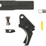 Apex Tactical 100026 Action Enhancement  Black Curved Trigger Drop-In Fits S&W M&P