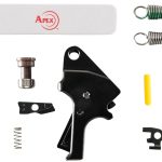 Apex Tactical 10027BLK Flat Face Forward Set Trigger Kit Black Compatible w/ M&P 2.0