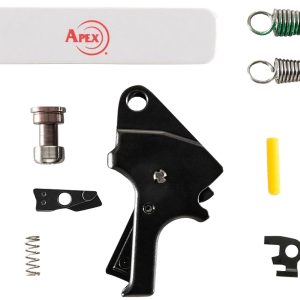 Apex Tactical 10027BLK Flat Face Forward Set Trigger Kit Black Compatible w/ M&P 2.0