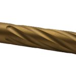 Fits Glock 17 9mm Match Thick Spiral Fluted Barrel in Gold