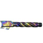 Fits Glock 19 9mm Match Chunky Spiral Fluted Barrel Threaded in Python