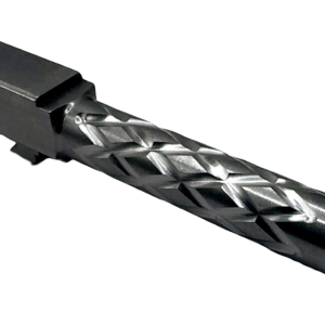 Fits Glock 19 9mm Match Diamond Weave Fluted Barrel Naked Stainless Steel - Glock Barrels - Miami Shooters Supply