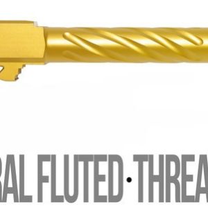 Fits Ruger RXM 9mm Match Threaded Thick Spiral Fluted Barrel in Gold - Ruger Parts - Miami Shooters Supply