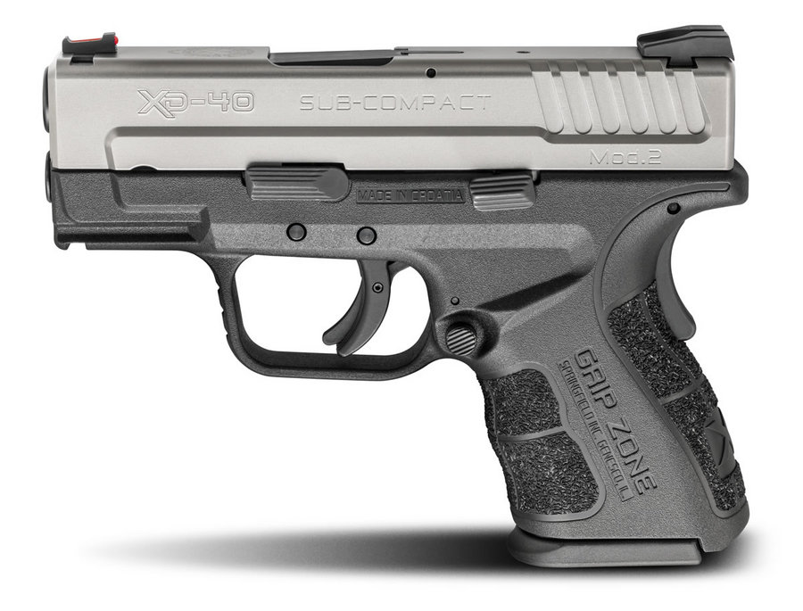 Springfield Mod.2 40 S&W Sub-Compact Bi-Tone with GripZone (Compliant) Springfield Mod.2 40 S&W Sub-Compact Bi-Tone with GripZone (Compliant) - Firearms - Miami Shooters Supply