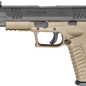Springfield XDM .45ACP 4.5 Flat Dark Earth (FDE) Essentials Package with Threaded Barrel - Firearms - Miami Shooters Supply