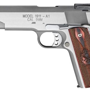 Springfield 1911-A1 Range Officer 9mm Stainless Essentials Package w/ Adjustable Rear Sight - Firearms - Miami Shooters Supply