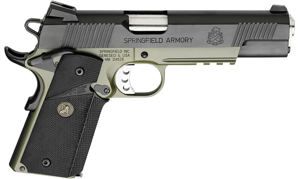 Springfield 1911 Loaded MC Operator 45ACP OD Green Armory Kote Springfield 1911 Loaded MC Operator 45ACP OD Green Armory Kote - Firearms - Miami Shooters Supply