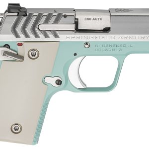 Springfield 911 .380 ACP Carry Conceal Pistol with Vintage Blue Cerakote/Stainless Finish - Pistols - Miami Shooters Supply