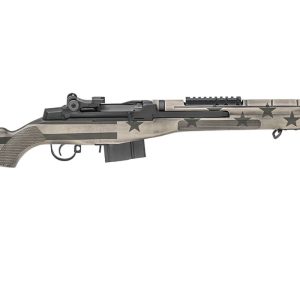 Springfield M1A Scout Squad 308 with Sand/OD Green American Flag Stock (Display Model) - Firearms - Miami Shooters Supply