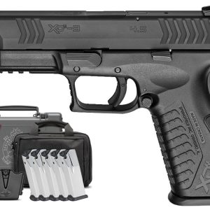 Springfield XDM 9mm 4.5 Full-Size Instant Gear Up Package with 5 Mags, Range Bag, Holster, M - Firearms - Miami Shooters Supply