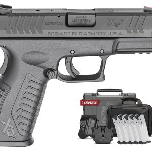Springfield XDM 9mm 3.8 Full-Size Black Instant Gear Up Package with 5 Mags, Range Bag, Holster and Mag Pouch - Firearms - Miami Shooters Supply
