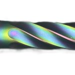 Fits Glock 19 9mm Match Chunky Spiral Fluted Barrel in Radio Active