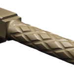 Fits Glock 19 9mm Match Diamond Weave Fluted Barrel in Dark Earth