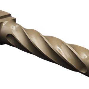 Fits Glock 19 9mm Match Chunky Spiral Fluted Barrel Threaded in Dark Earth - Glock Barrels - Miami Shooters Supply