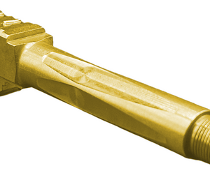 Fits Glock 19 9mm Match Titan 6 Series Threaded Barrel In Gold - Glock Barrels - Miami Shooters Supply