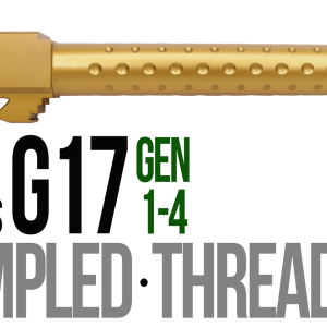 Fits Glock 17 9mm Match Golf Ball Dimpled Threaded Barrel in Python - Glock Barrels - Miami Shooters Supply