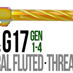 Fits Glock 17 9mm Match Thick Spiral Fluted Barrel in Chameleon