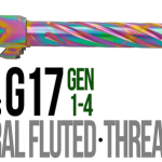 Fits Glock 17 9mm Match Thick Spiral Fluted Barrel  in Python