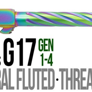 Fits Glock 17 9mm Match Thin Spiral Fluted Threaded Barrel  in Radio Active - Glock Barrels - Miami Shooters Supply