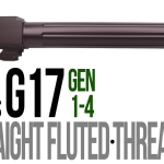 Fits Glock 17 9mm Match Straight Fluted Barrel in Plum