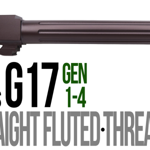 Fits Glock 17  9mm Match Barrel threaded in Plum - Glock Barrels - Miami Shooters Supply