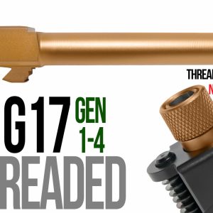 Fits Glock 17  9mm Match Barrel threaded in Copper - Glock Barrels - Miami Shooters Supply