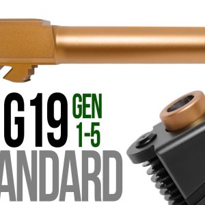 Fits Glock 19 New  9mm Match Grade Barrel Threaded in Copper - Glock Barrels - Miami Shooters Supply