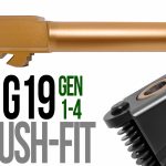 Fits Glock 19 9mm Flush Fit Barrel in Copper