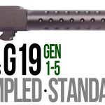 Fits Glock 19 9mm Match Grade Barrel Golf Ball Dimpled in Python