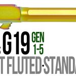 Fits Glock 19 9mm Match 5 Sided Flat Fluted Barrel in Chameleon