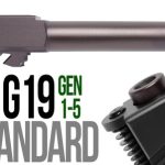 Fits Glock 19 9mm Flush Fit Barrel in Plum