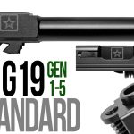 U.S Army Logo Star Combat Armory barrel Fits Glock 19 9mm Match Grade Barrel