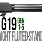 Fits Glock 19 9mm Match Straight Fluted Barrel 2 Tone
