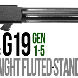 Fits Glock 19 9mm Match Straight Fluted Barrel 2 Tone - Glock Barrels - Miami Shooters Supply