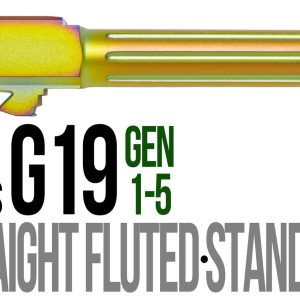 Fits Glock 19 9mm Match Straight Fluted Barrel in Chameleon - Glock Barrels - Miami Shooters Supply