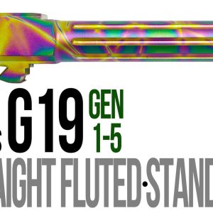 Fits Glock 19 9mm Match Straight Fluted Barrel in Python - Glock Barrels - Miami Shooters Supply