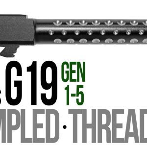 Fits Glock 19 9mm Match Golf Ball Dimpled Barrel - Glock Barrels - Miami Shooters Supply