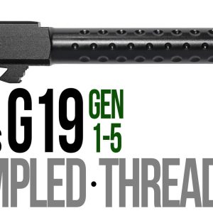 Fits Glock 19 9mm Match Golf Ball Dimpled Barrel Threaded - Glock Barrels - Miami Shooters Supply