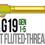 Fits Glock 19 9mm Match 5 Sided Flat Fluted Barrel Threaded in Chameleon