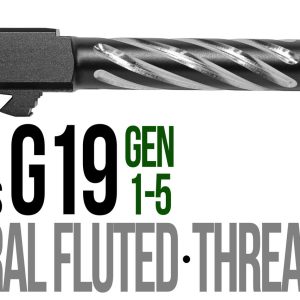 Fits Glock 19 9mm Match Coil Barrel Threaded in Black - Glock Barrels - Miami Shooters Supply