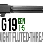 Fits Glock 19 9mm Match Straight Fluted Barrel Threaded 2 Tone