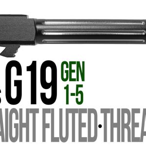 Fits Glock 19 9mm Match Straight Fluted Barrel Threaded 2 Tone - Glock Barrels - Miami Shooters Supply