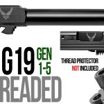 Air Force Logo Combat Armory barrel Fits Glock 19 New 9mm Match Grade Barrel threaded