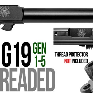 Coast Guard Logo Combat Armory barrel Fits Glock 19 New 9mm Match Grade Barrel threaded - Glock Barrels - Miami Shooters Supply