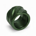 Thread Protector 1/2 x 28 (9mm & .357SIG Barrel) Knurled in Radio Active Green